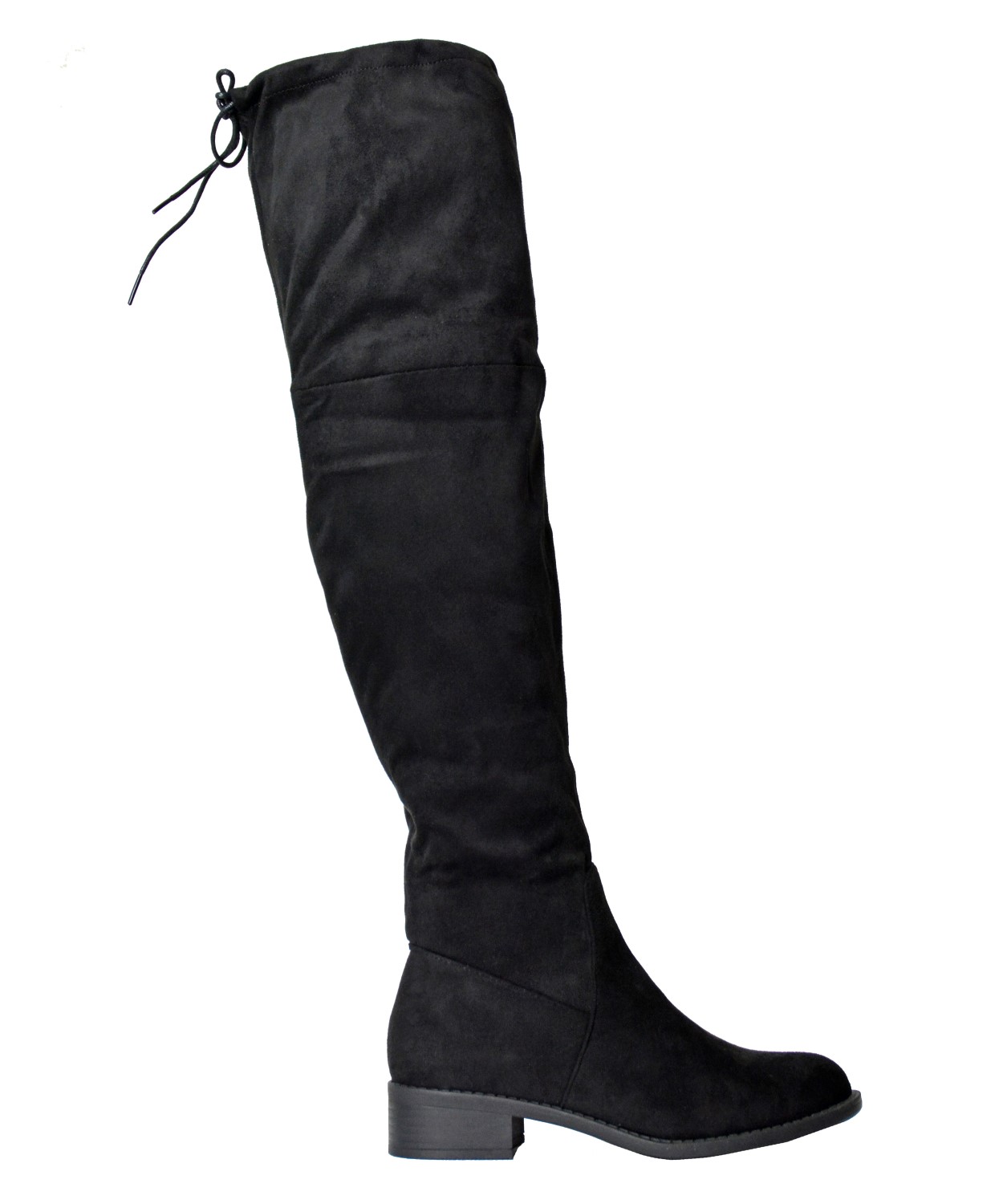 Γυναικείες μπότες πάνω απο το γόνατο μαύρες JL50